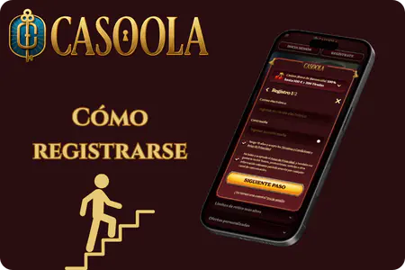 Formulario de registro paso a paso en sitio oficial del casino